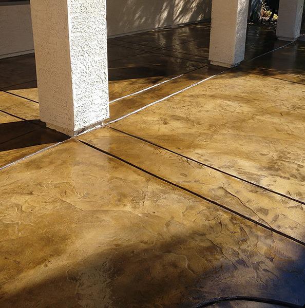 TruStain can be used on Interior and exterior concrete
