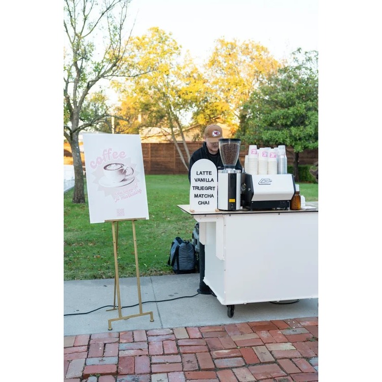 backyard coffee catering for a party Austin TX Smylie coffee catering 