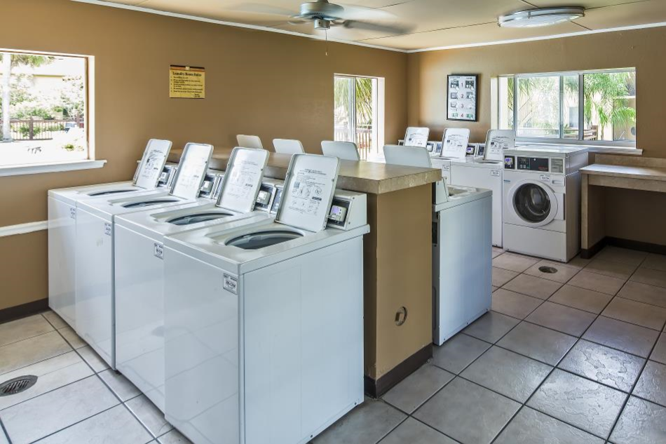 On-site laundry facility