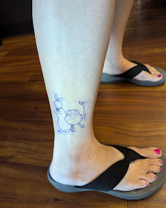 Branded Bear Tattoo Image