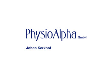 Bilder Physio Alpha GmbH