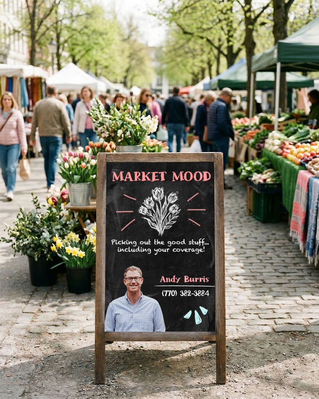 Fresh picks only! Flowers, produce&hellip; and maybe a quick coverage check while you&rsquo;re at it.
