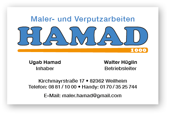 Hamad Maler- und Verputzarbeiten in Weilheim in Oberbayern - Logo