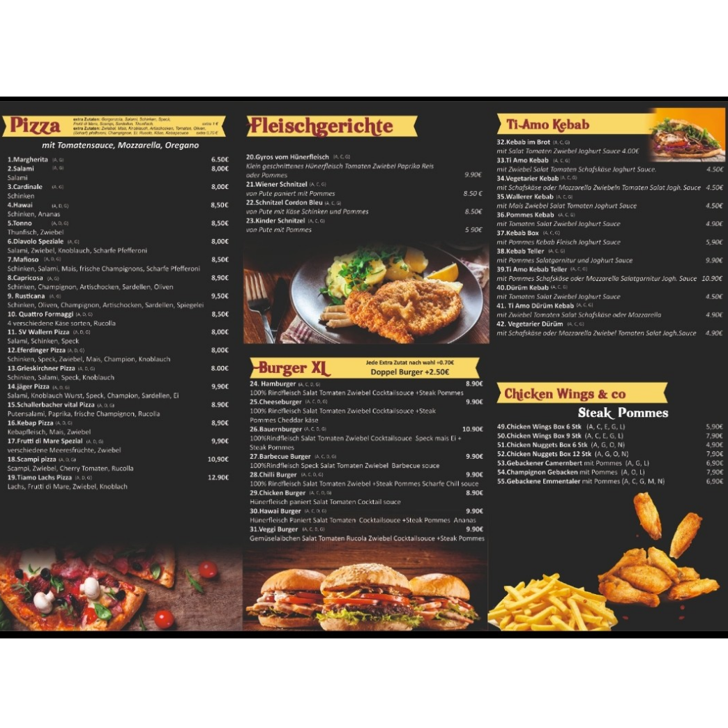 Pizzeria Ti Amo, Schranne 1 in Wallern an der Trattnach