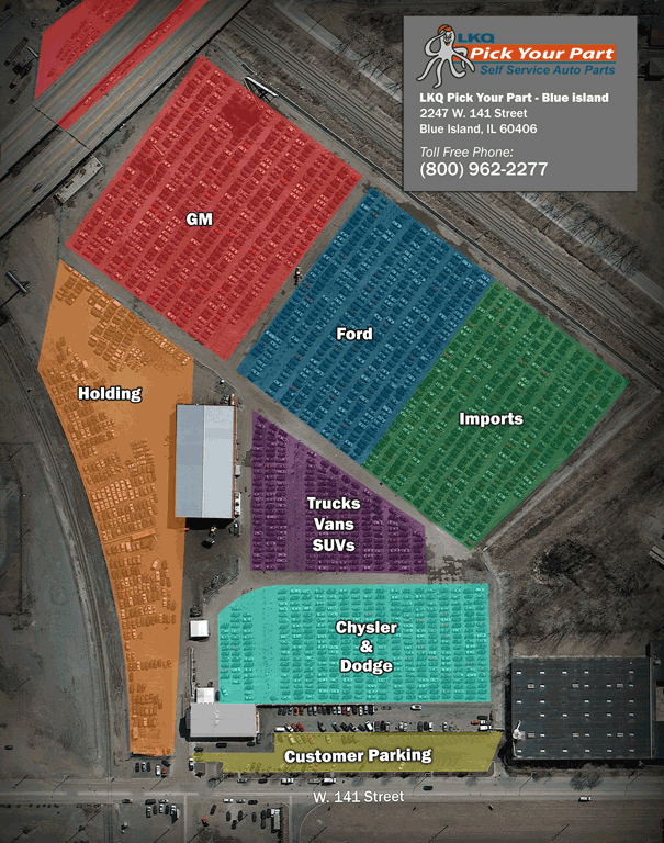 Used Auto Parts in Blue Island 60406 LKQ Pick Your Part