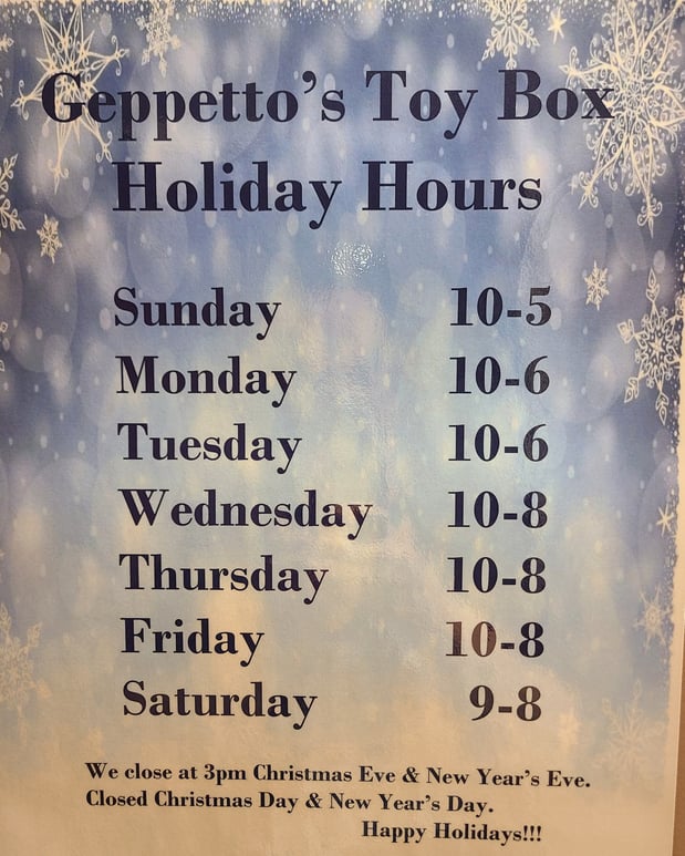 Images Geppetto's Toy Box