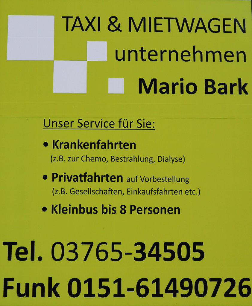 Bilder Taxi und Mietwagenunternehmen Mario Bark