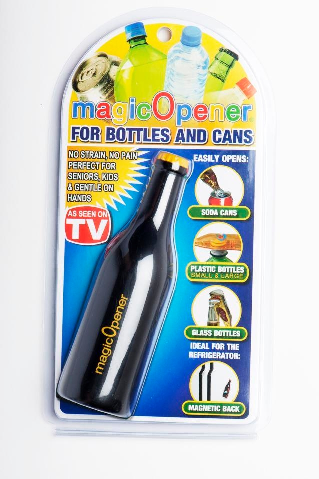 Bottle Opener - magic Opener - Arthritis Aids - Easy Opener - Pull Tab - Soda Opener - Beer Opener - Twist Off Bottle Opener - Independent Living - Seniors - Self Help - Can Opener - Pet Food Pull Tab - Pop up &ndash; Promotional Products &ndash; Refrigerator magnet