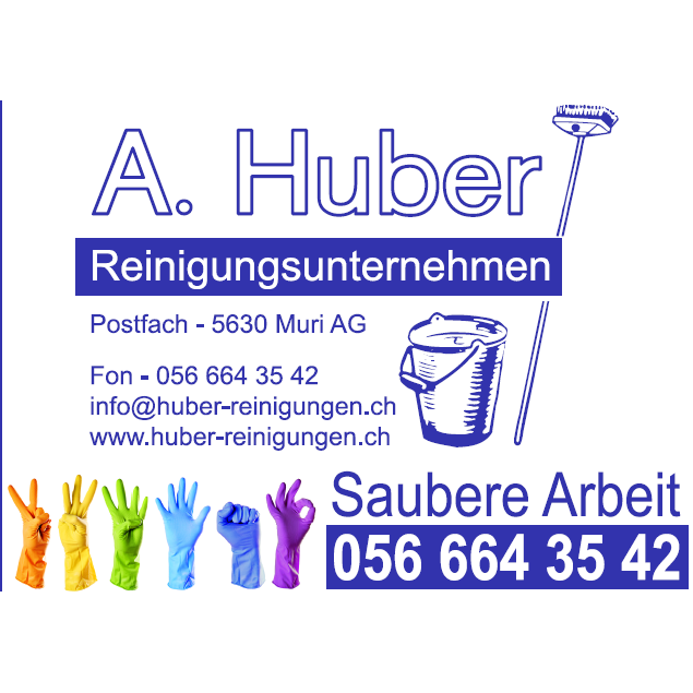 A. Huber Putz- & Reinigungsunternehmen Logo