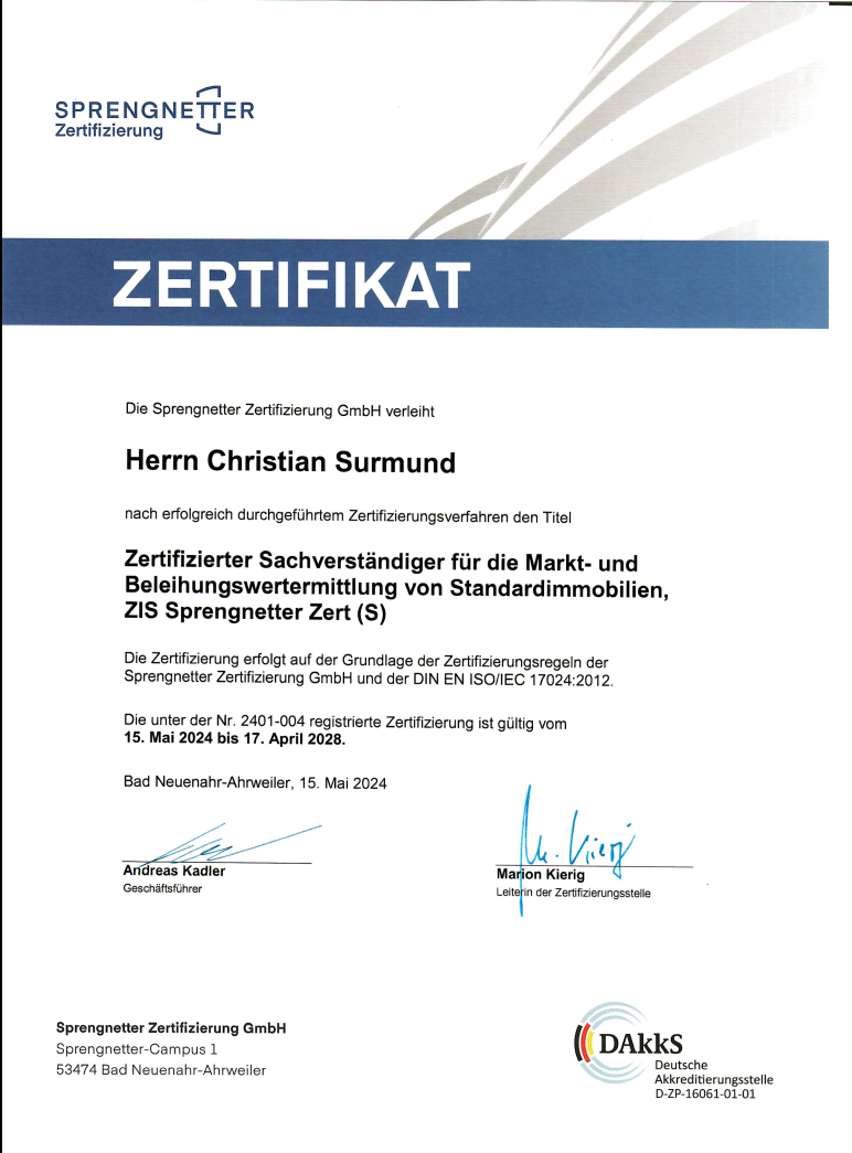 Surmund Immobilienbewertung, Hünxer Heide 17a in Hünxe