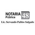 Lic. Servando Pablos Salgado Notaría Pública 48 Logo