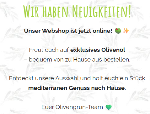 Bild zu Unser Webshop ist jetzt online! ¿¿