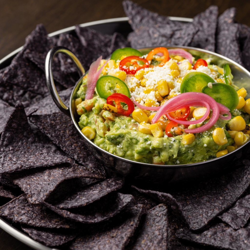Guacamole with Roasted Corn (SHAREABLES)