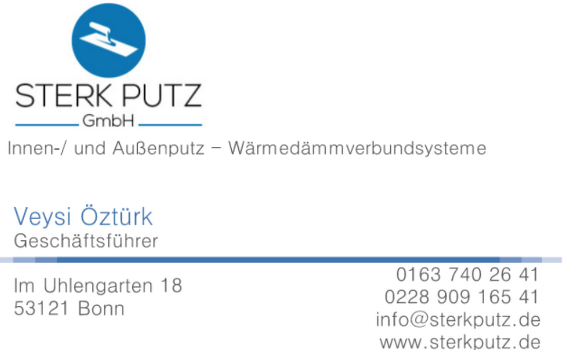 Sterk Putz GmbH, Im Uhlengarten 18 in Bonn