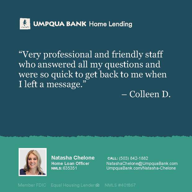 Images Natasha Chelone - Umpqua Bank Home Lending