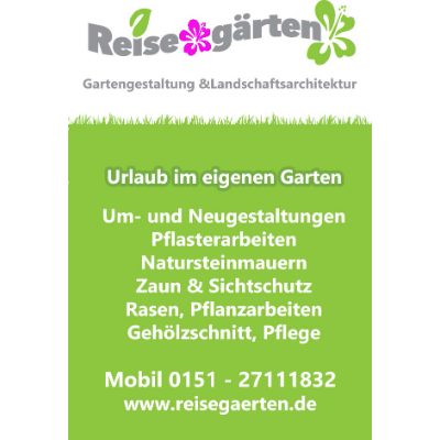 Reisegärten Gartengestaltung in Fürstenfeldbruck - Logo