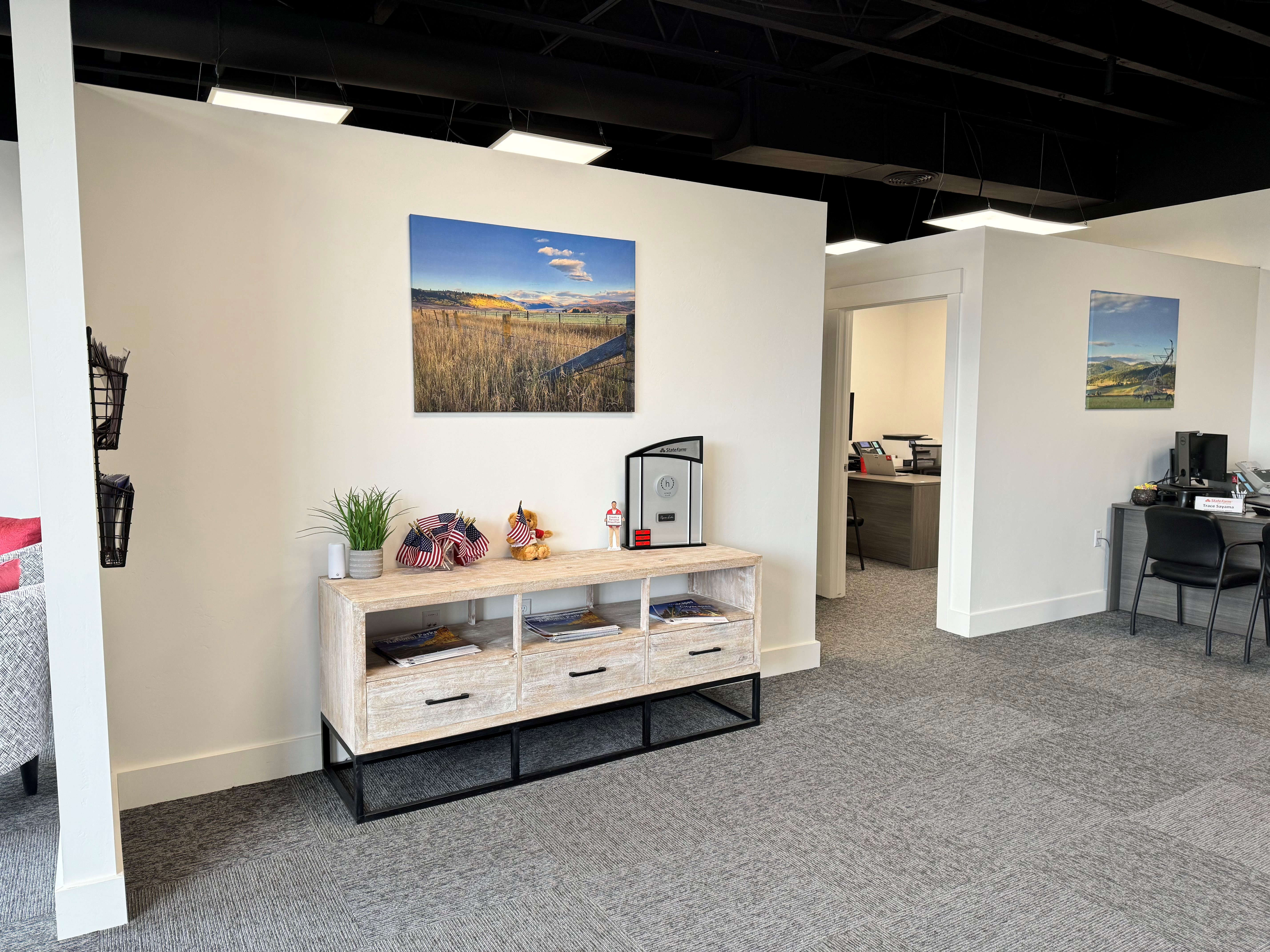 Step inside the Tyson Luthi State Farm Agency and let us take care of your insurance needs!