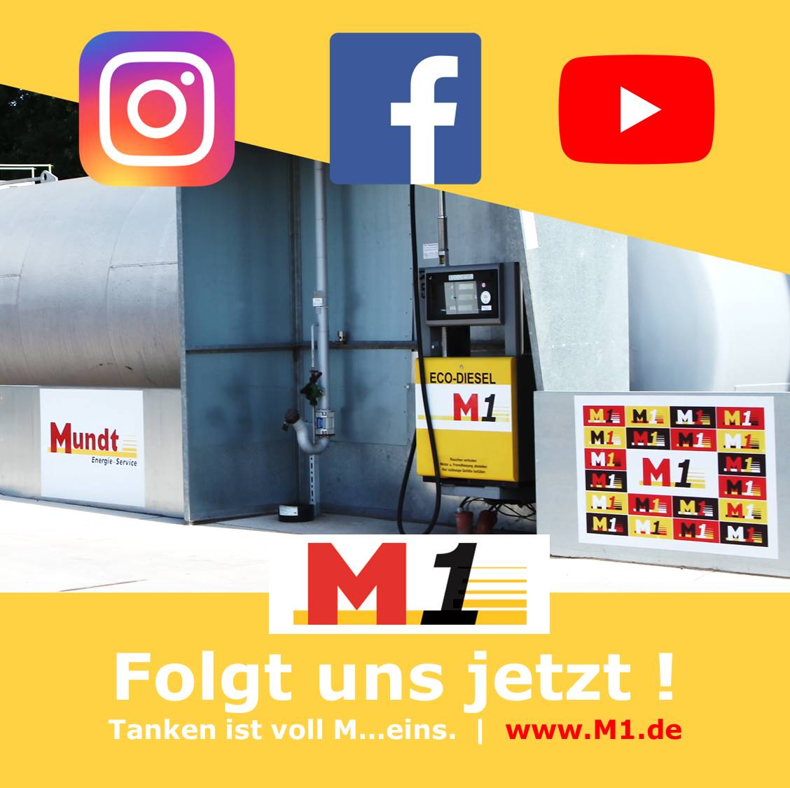 Bild der M1 Tankstelle Magdeburg