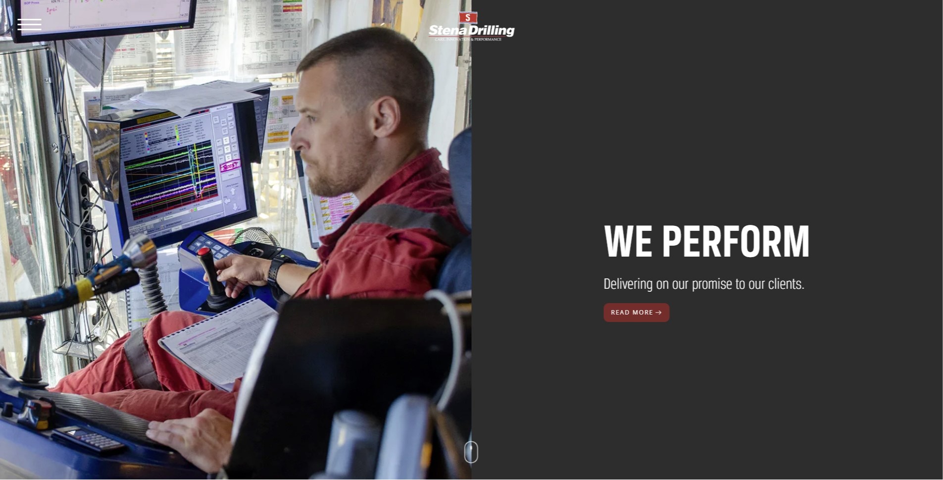 Oil and Gas Drilling Contractor website design and development