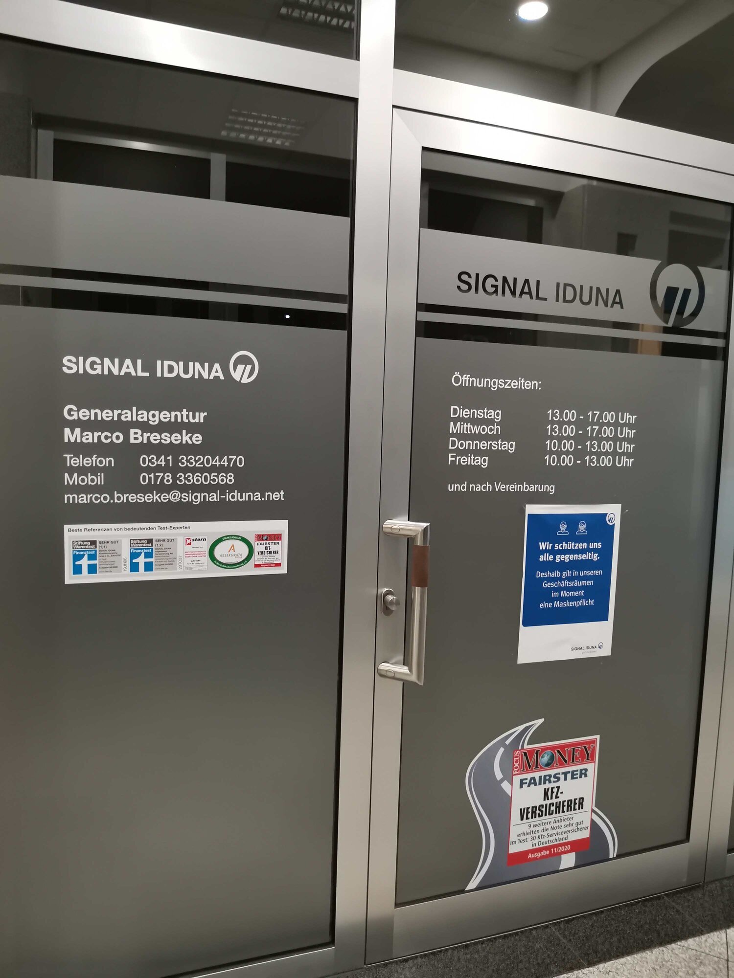 SIGNAL IDUNA Versicherung Generalagentur Breseke und Team - Versicherungsagentur, Dresdner Straße 11­-13 in Leipzig