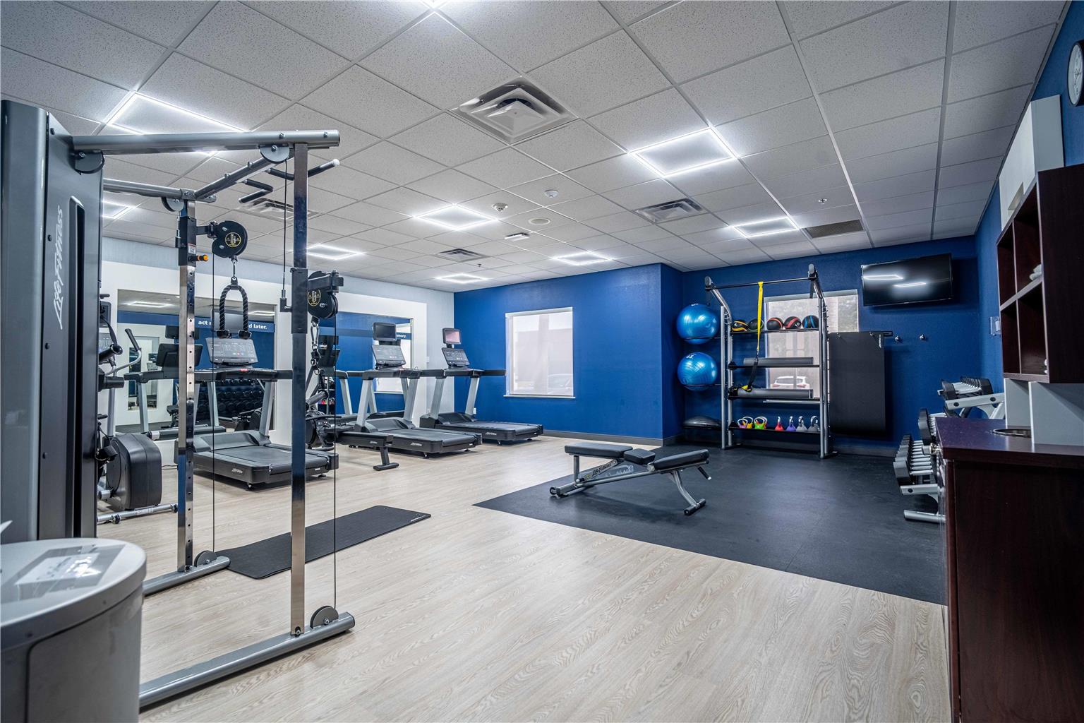 Health club  fitness center  gym 