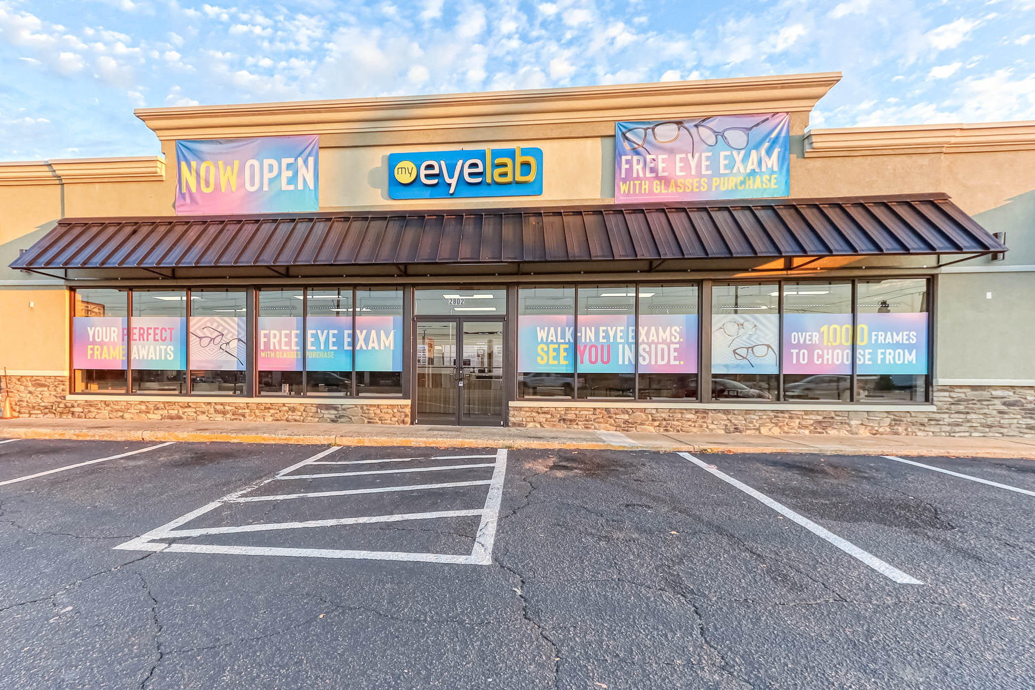 Storefront at My Eyelab optical store in Warner Robins-Centerville, GA 31028