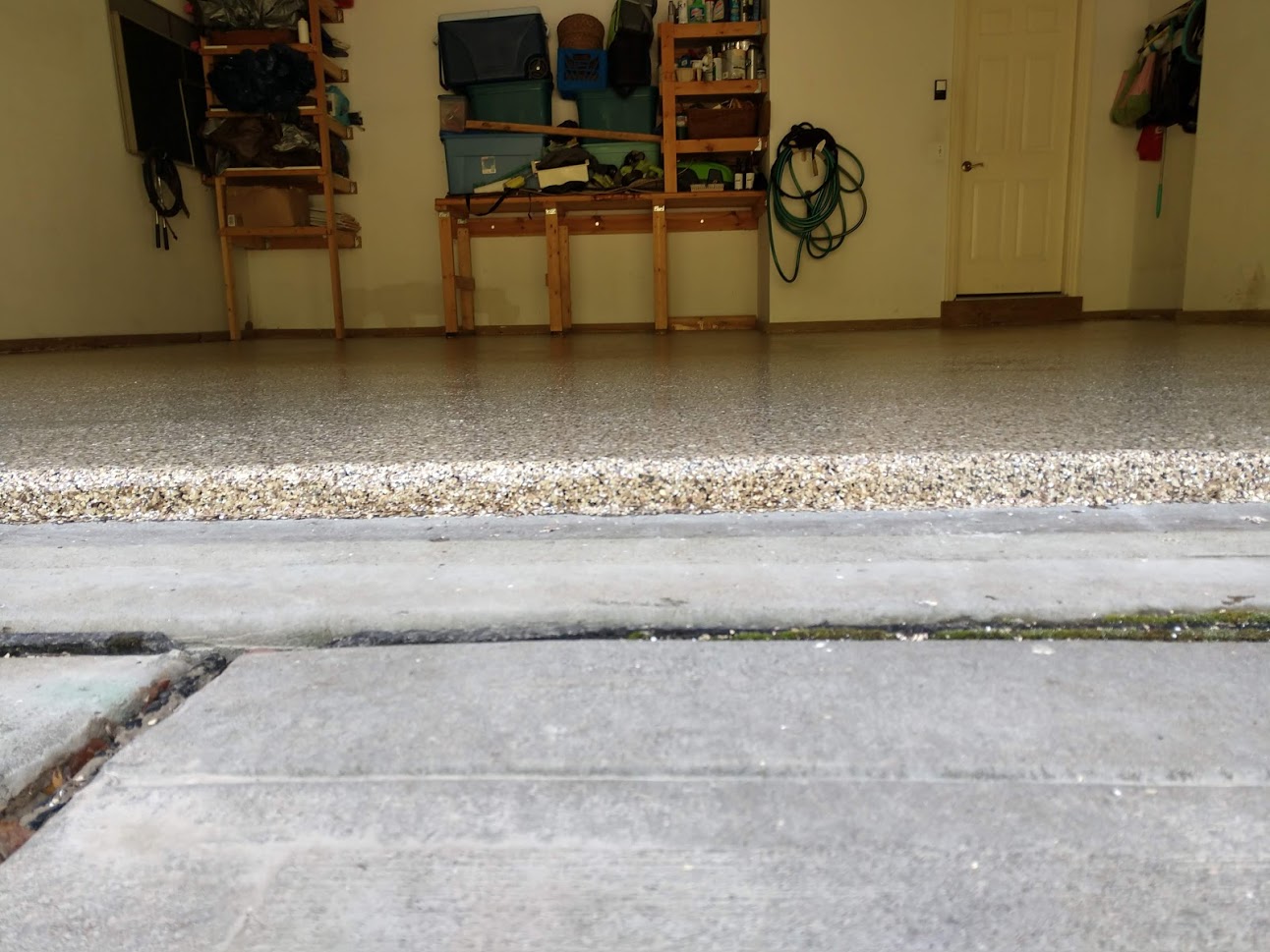 Custom Epoxy garage floor