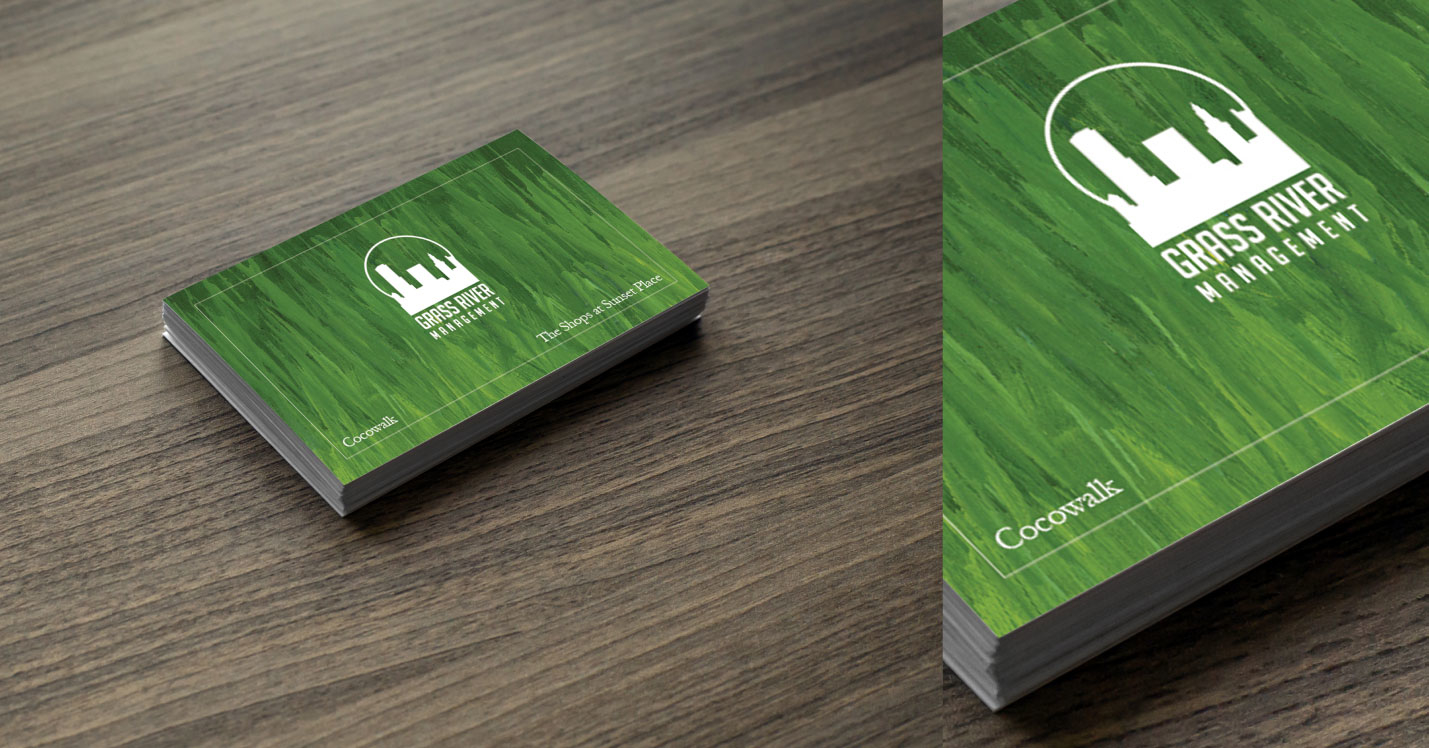 Grass River business cards (branding) Figment Design Miami (305)593-7488