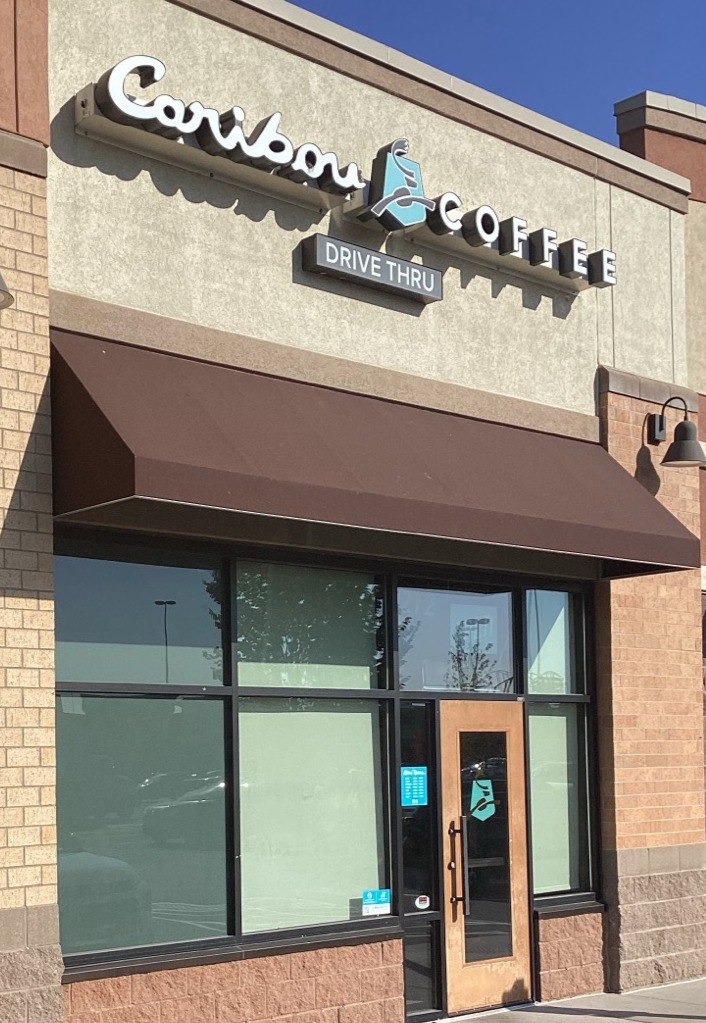 Storefront of the Caribou Coffee at 272 57th Avenue NE in Fridley