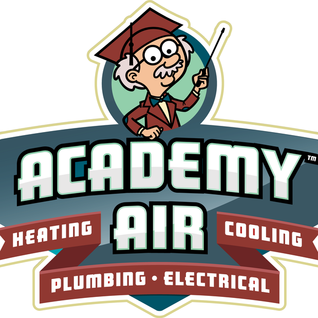 Academy Air Heating, Cooling, Plumbing and Electric Logo