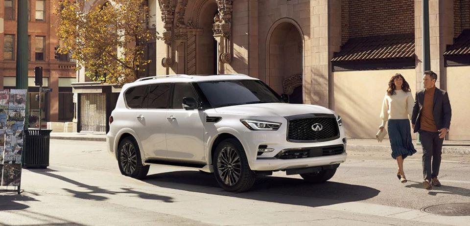 Â¡El INFINITI QX80 2020 tiene algo para todos! Exterior de lujo y un interior con espacio. Prueba uno hoy en Bert Ogden INFINITI en Edinburg! Dale Gas!!!