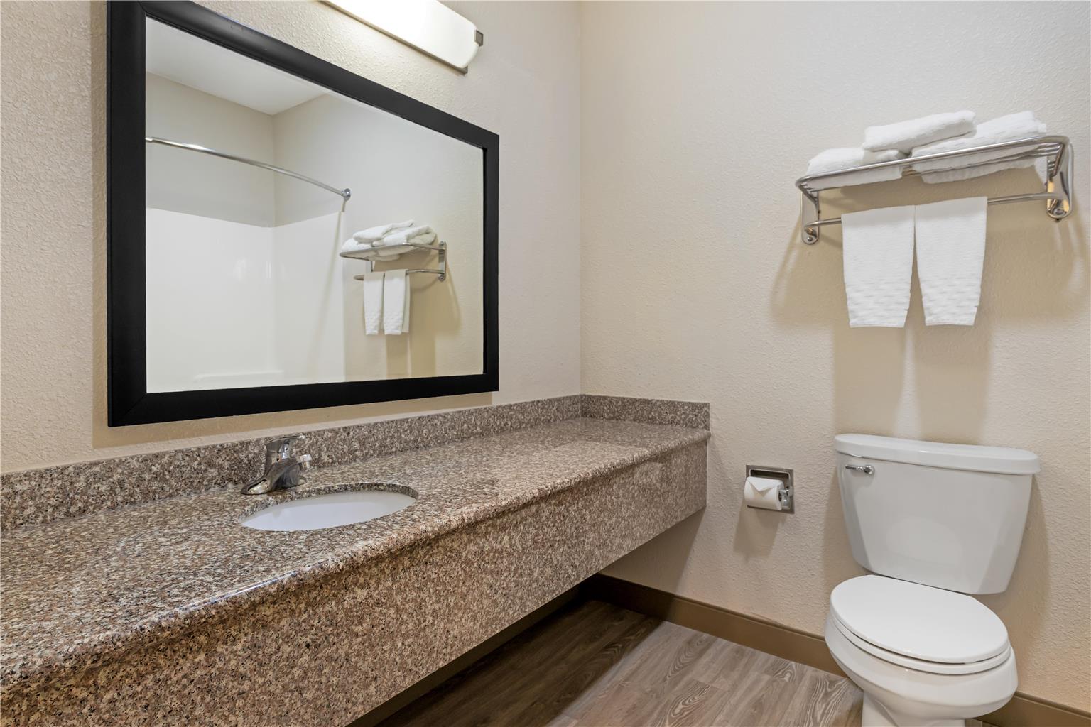 1 King Bed w/ Jetted Tub
