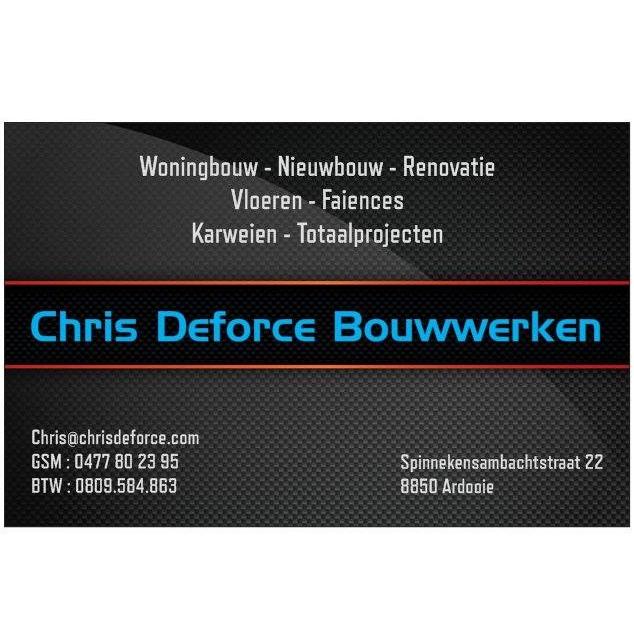 Bouwwerken Chris Deforce Logo
