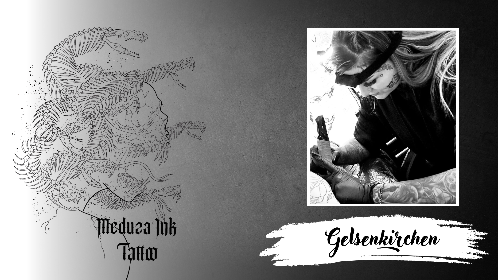 Tattoo Studio Meduza Ink Piercing Tattoo Beratung Freihand malen Gelsenkirchen in Gelsenkirchen - Logo