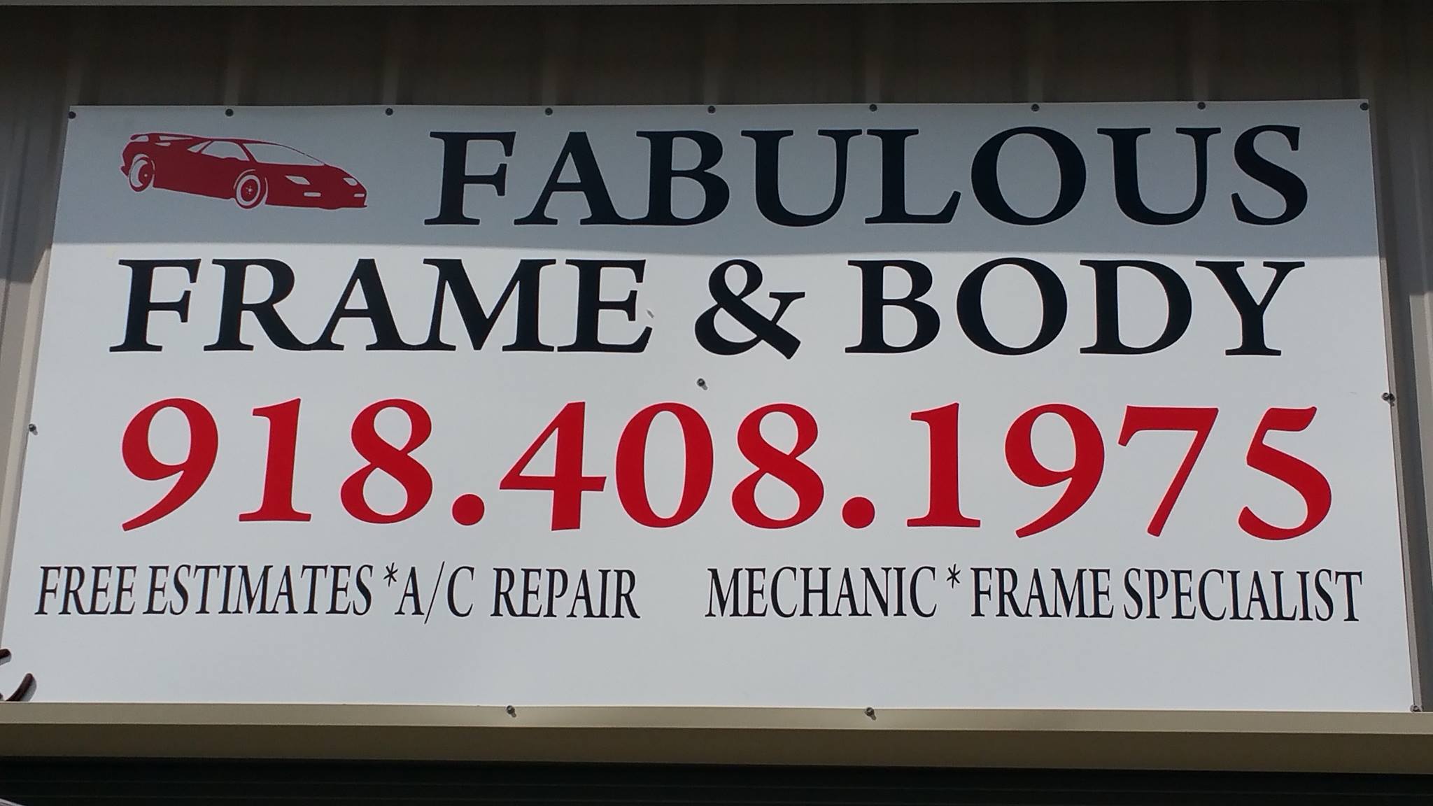 Fabulous Frame And Body &amp; Auto Sales Logo