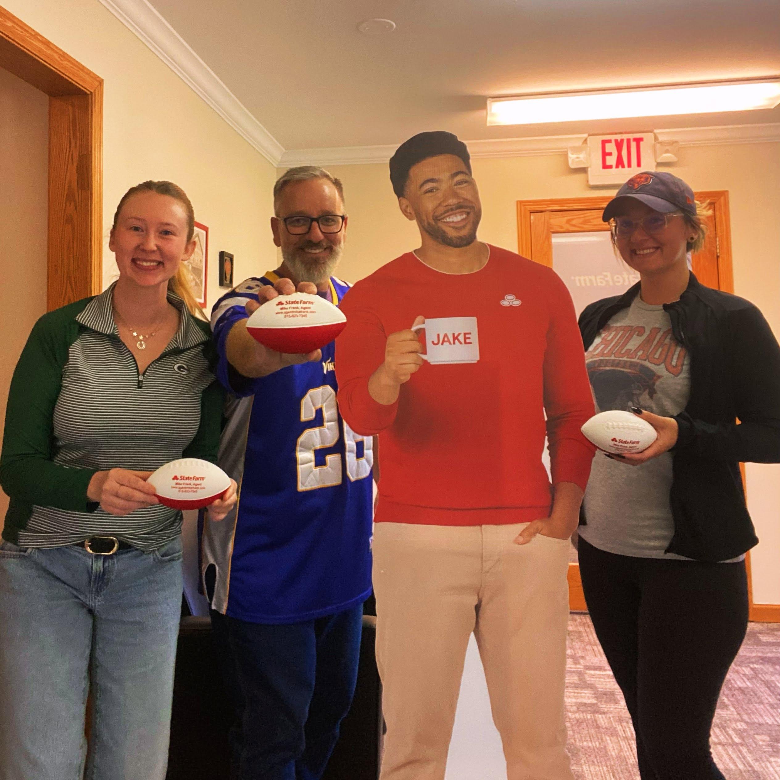 We hope everyone enjoyed a great opening weekend of football! Some of our office team had a better S 