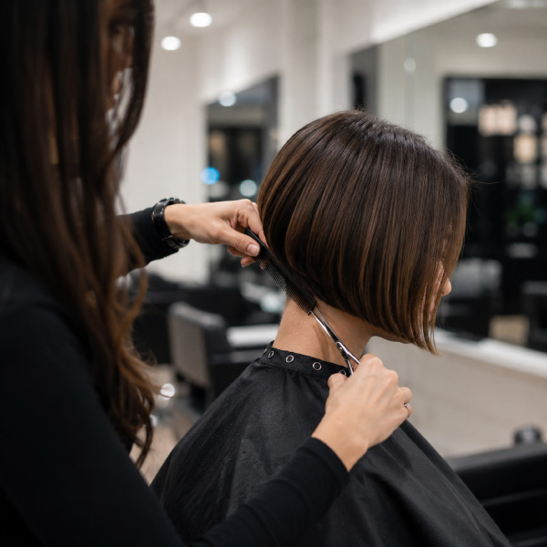 Women's short haircuts at Avissa Salon in Ann Arbor are customized to enhance your face shape, hair  