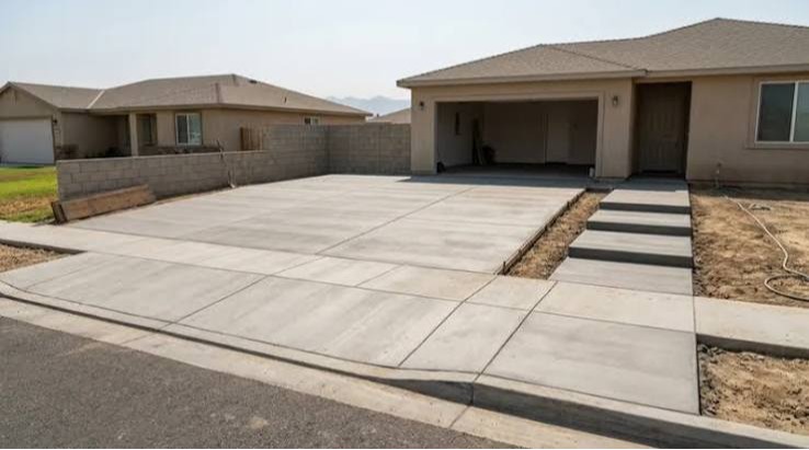 driveway concrete installation fortify concrete Fresno CA 