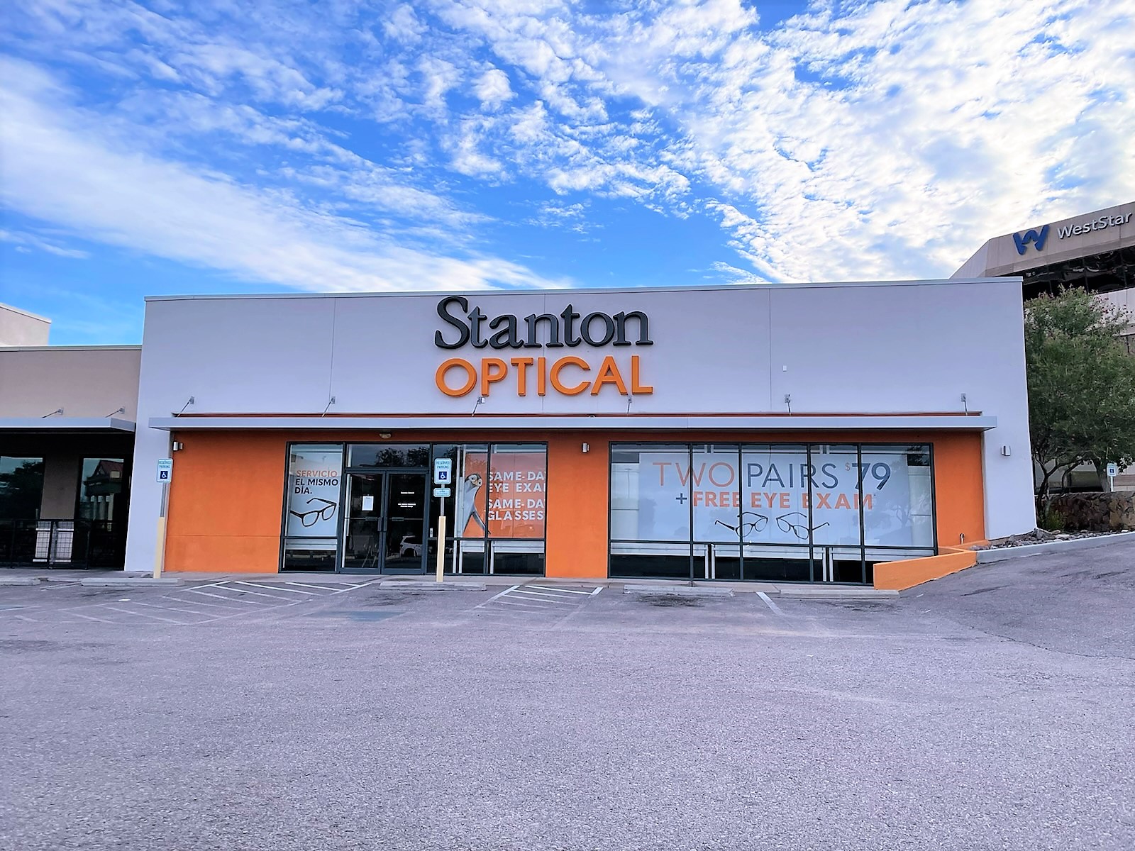 Storefront at Stanton Optical store in Las Cruces, NM 88011 Stanton Optical Las Cruces (575)249-2207