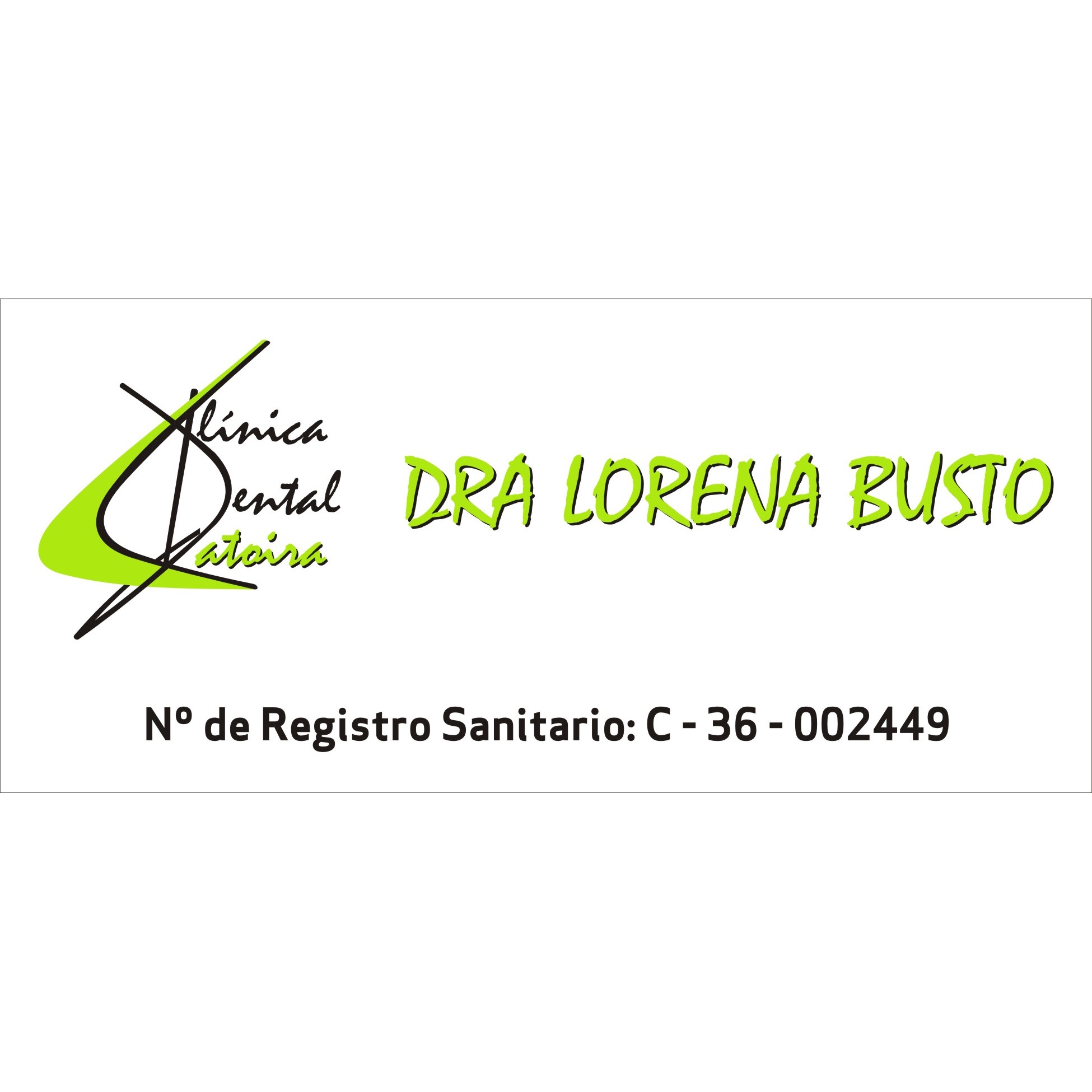 Clínica Dental Catoira Dra. Lorena Busto Logo