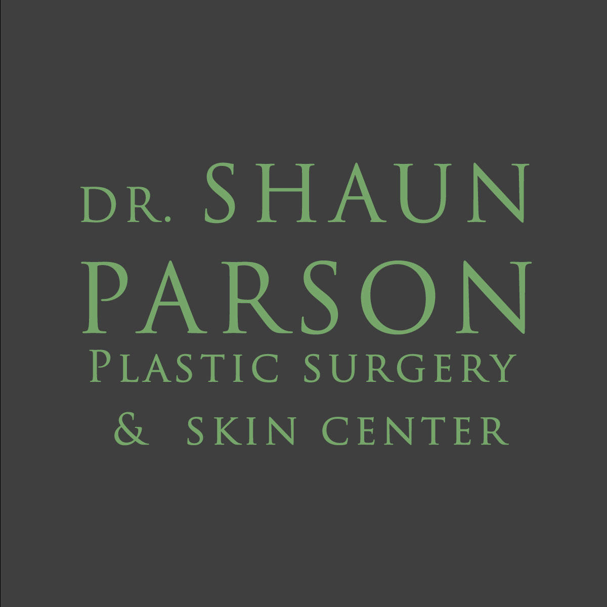 Dr. Shaun Parson Plastic Surgery and Skin Center Logo
