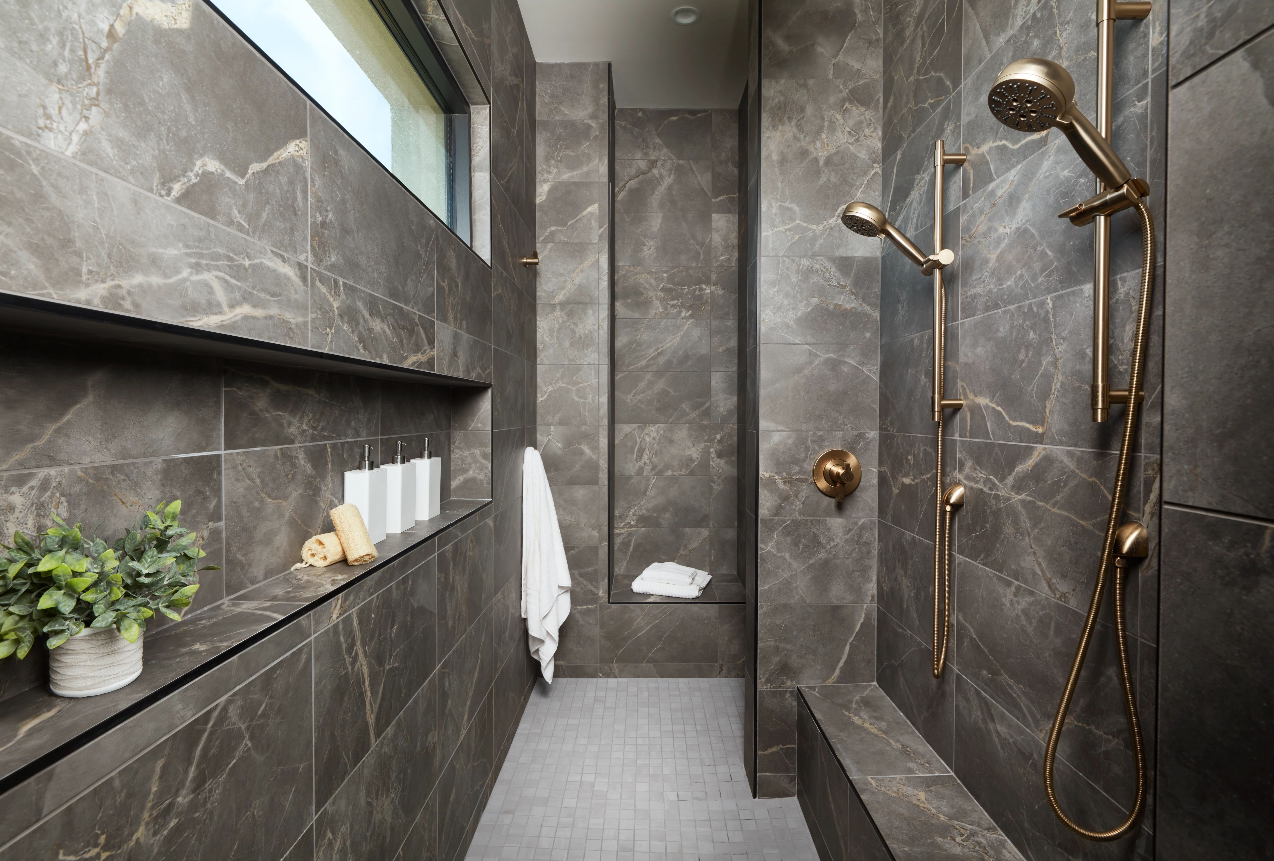 Marvel is a rectified color body porcelain tile which is inspired by the prestige of the most precious marbles of Italian tradition. Thanks to the surprising realism of pure colors, natural veins, intense shades and transparent clouding, each marble of reference is faithfully reproduced, adding all the benefits of porcelain tiles.