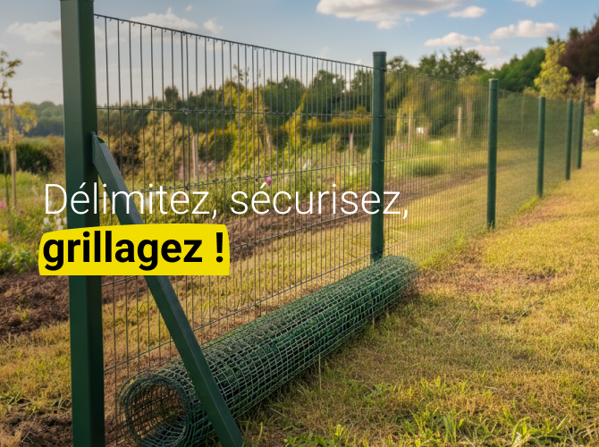 Clôtures & grillage : tout pour délimiter et sécuriser votre