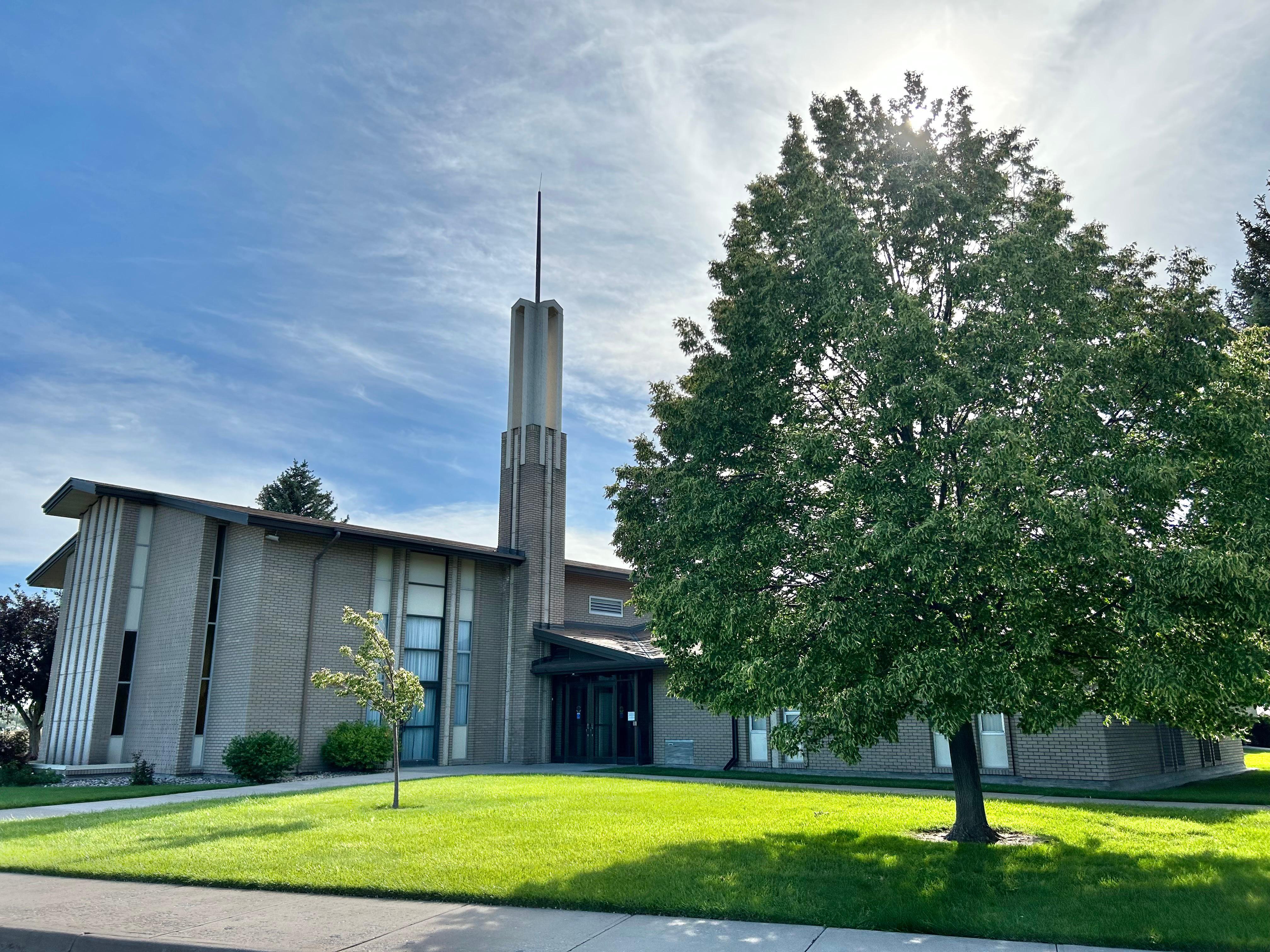 North Entrance of the Fort Hall Building of The Church of Jesus Christ of Latter-Day Saints located at 333 South Treaty Hwy (US 91)
in Pocatello, ID.