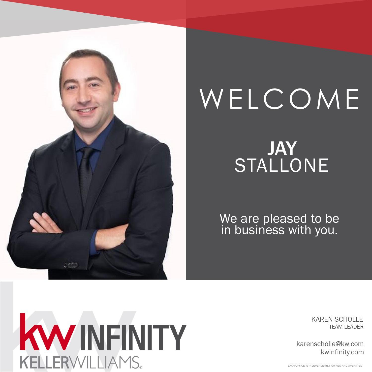 Welcome, Jeremy (Jay) Stallone to The Giovanna Group-Keller Williams Infinity Group! He lives in North Aurora and is married with a 2-year-old daughter. He also comes from a background in customer service and technology. When you are thinking of buying or selling a property call us at 630-333-2798. We make it simple because we care. The Giovanna Group-Keller Williams Infinity Group 105 E Spring St. Yorkville, IL 60560.