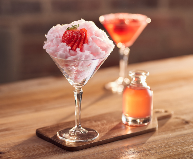 B+B Candy_floss_martini Bar + Block Steakhouse London Kings Cross London 020 3889 8888