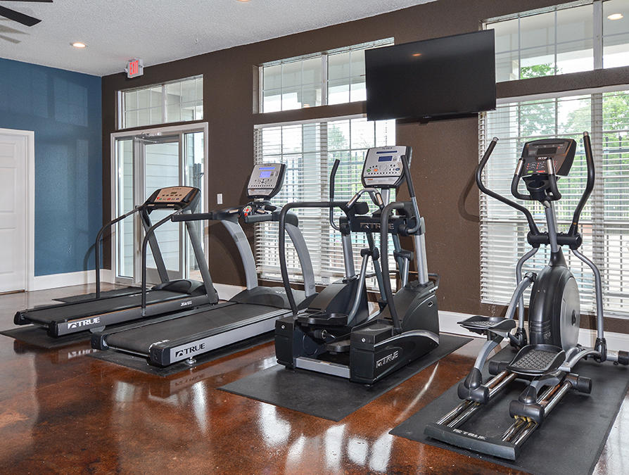 Cardio Equipment At The Fitness Center