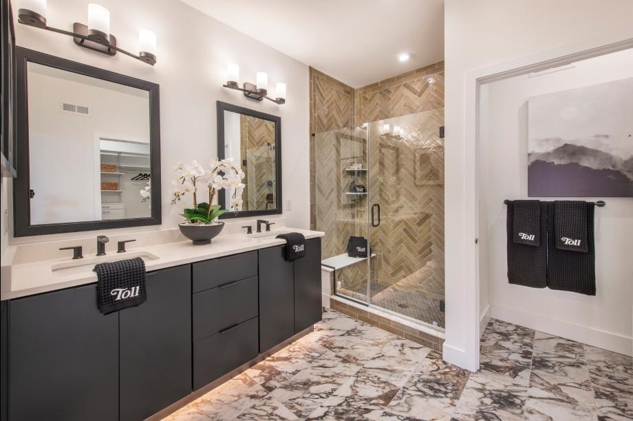 Spa-like primary bathrooms