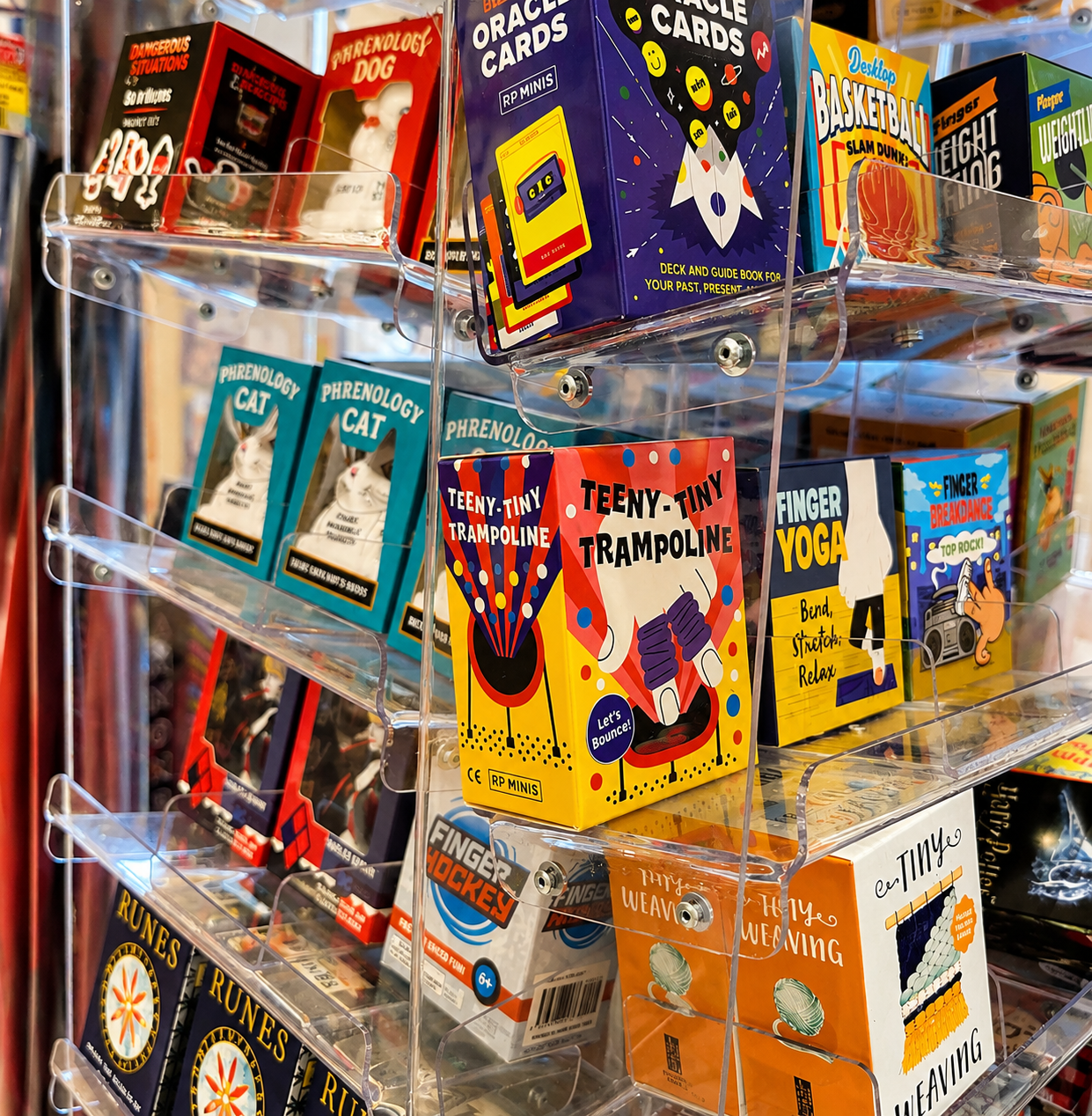 A selection of stocking stuffer items is available in-store for the holiday season. 