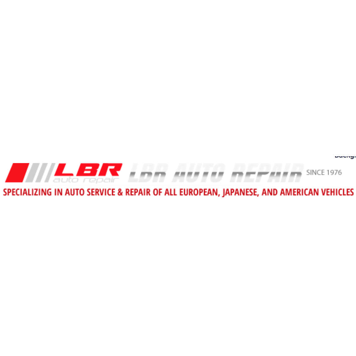 LBR Auto Repair Logo